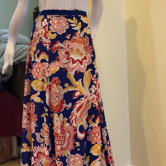 TORY BURCH NWTRARE Marcella SILK Skirt- Sz 6 - LONG-Maxi-NWT----ORIG. $425!